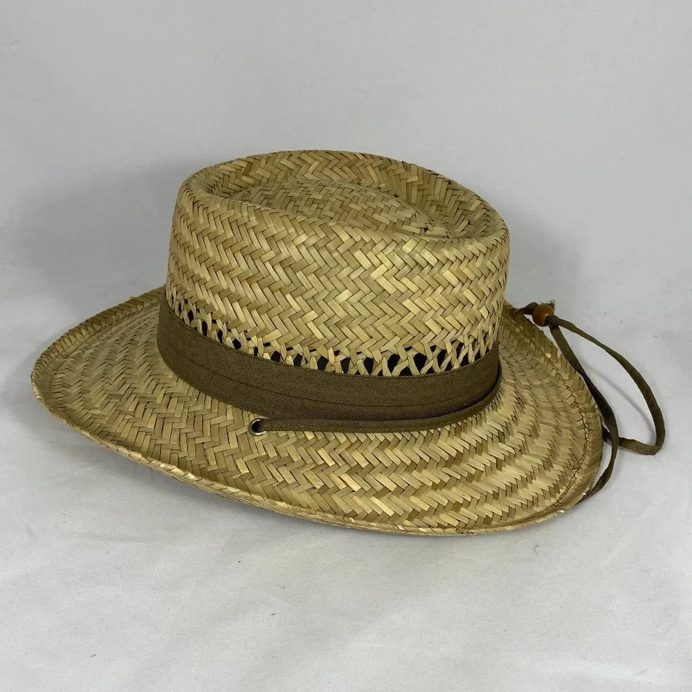 Dorfman Pacific Boater Style Straw Hat NWOT